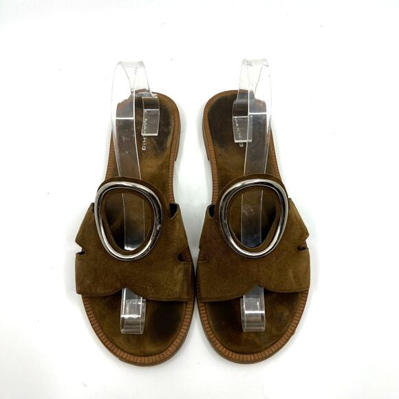 MAKRIS K2 Brown Suede Sandals Women's 9 US - Picture 5 of 9